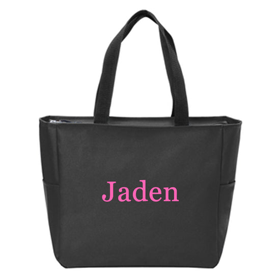 Essential Tote Black Bags & Totes San Mar