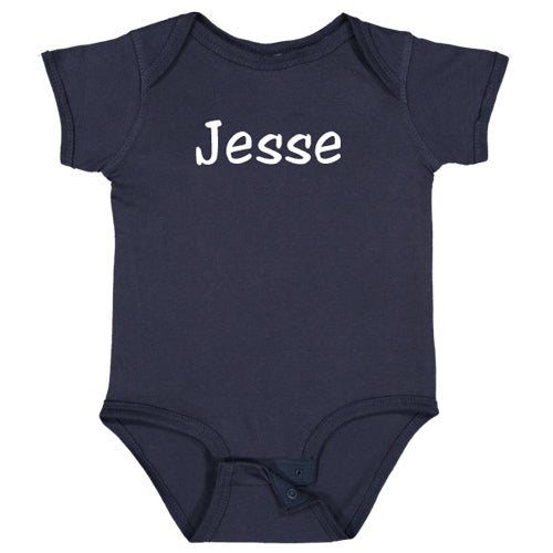 Personalized Onesie Navy Short Sleeve Discontinued Discontinued