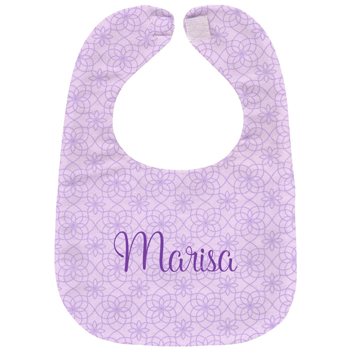 Personalized Bib Garden Gate Bibs Moonbeam Baby