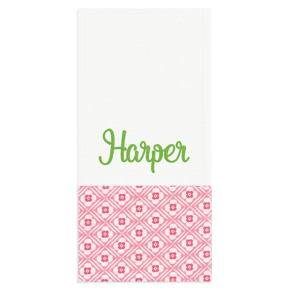 Personalized Burp Cloth Grandma Hugs Burp Cloths Moonbeam Baby