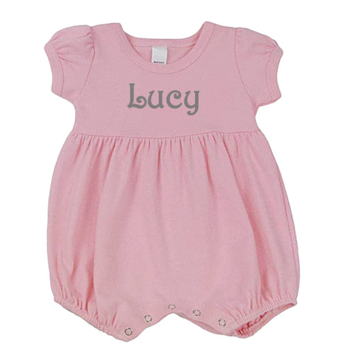 Personalized Bubble Light Pink Monogrammed Apparel Monag