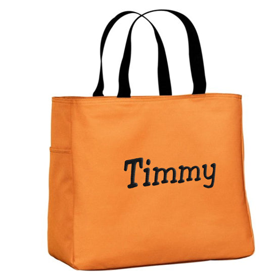 Essential Tote  Tangerine Bags & Totes San Mar