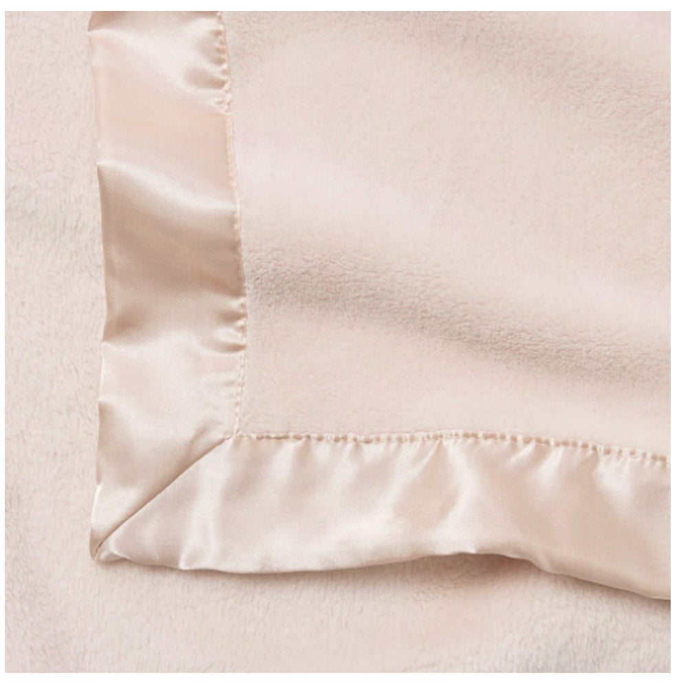 Personalized Baby Blanket  Blush Pink by Elegant Baby