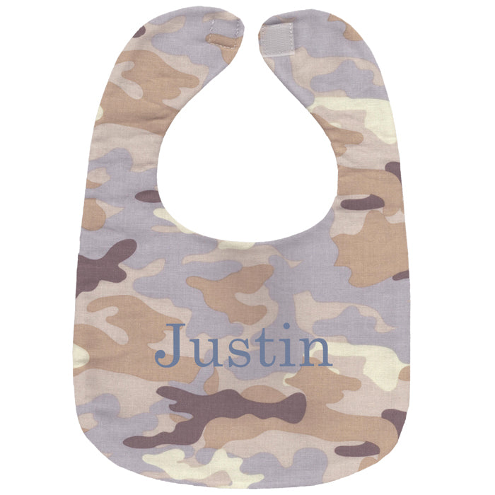 Personalized Bib Safari Camo Bibs Moonbeam Baby