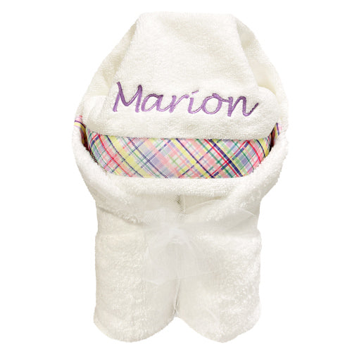Hooded Towel White Collection Hooded Towels Moonbeam Baby