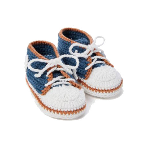 Crocheted Knit Booties - Sneakers Discontinued Discontinued   