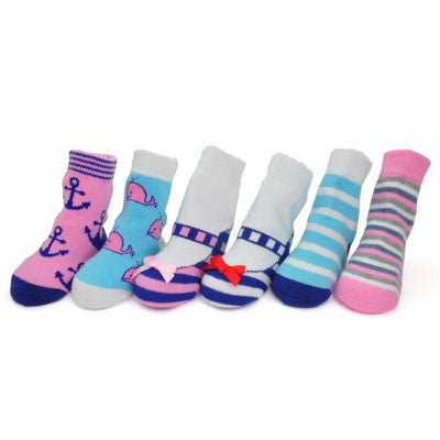 Baby Socks - Girl's Nauticals Discontinued Discontinued
