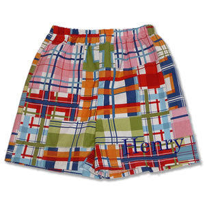 Boy Shorts - Madras Discontinued discontinued   