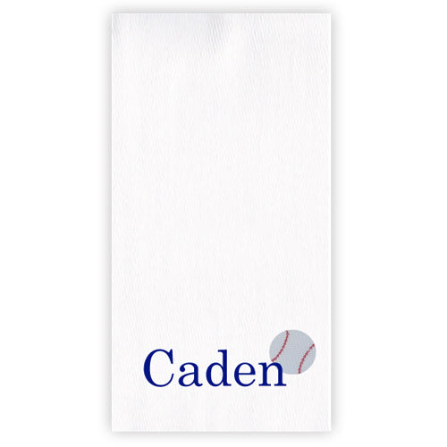 Personalized Burp Cloth Home Run Burp Cloths Moonbeam Baby