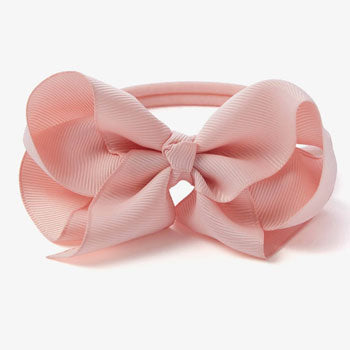 Headband Bow by Elegant Baby - Blush Pink (M) Discontinued Discontinued
