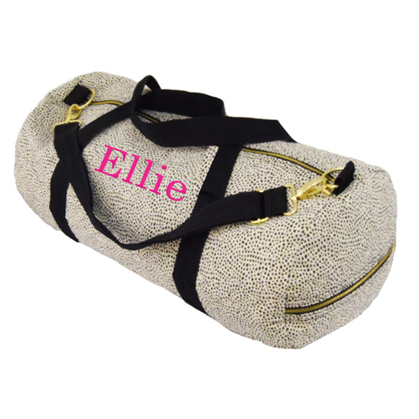 Personalized Weekender Duffel Bag by Mint  Cheetah Seersucker Bags & Totes Mint