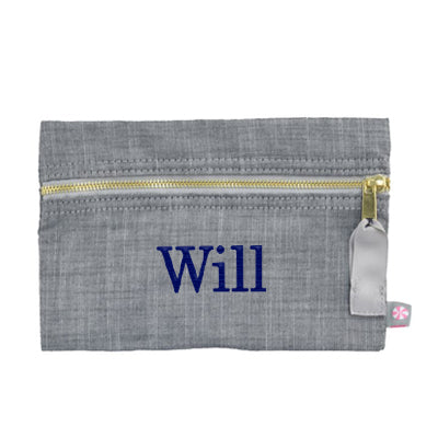 Cosmo Bag by Mint Grey Chambray Bags & Totes Mint