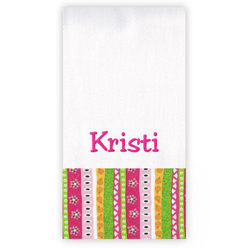 Personalized Burp Cloth  Little Birdie Discontinued Moonbeam Baby