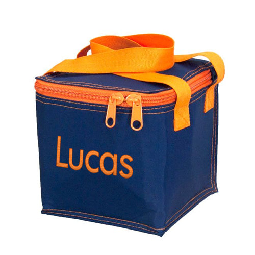 Snack Square - Navy Orange Discontinued Discontinued