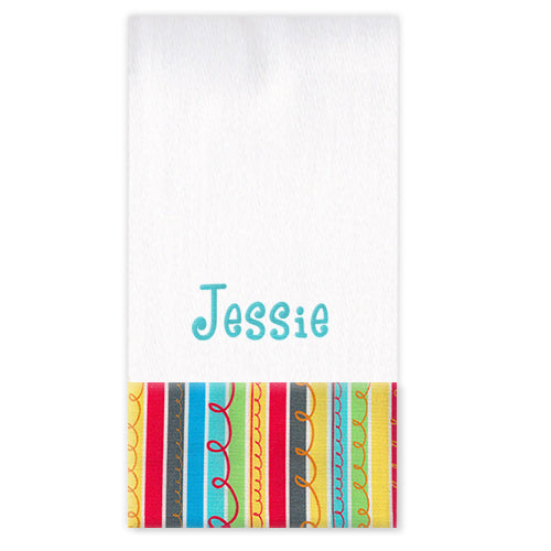 Personalized Burp Cloth  Racing Stripes Burp Cloths Moonbeam Baby