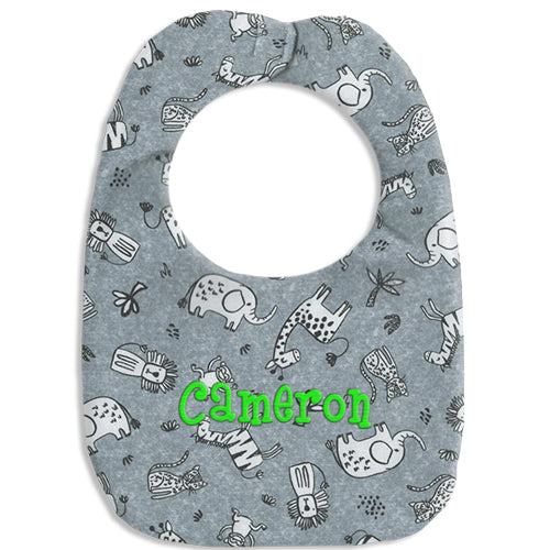 Personalized Bib  Safari Discontinued Discontinued
