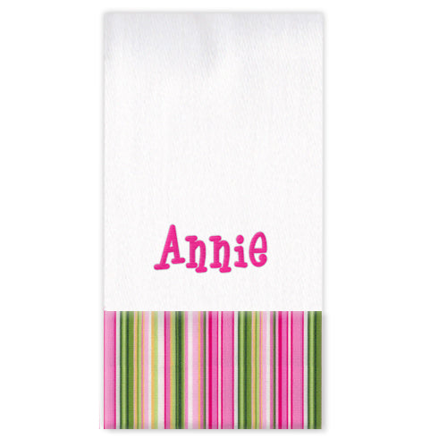 Personalized Burp Cloth  Strawberry Fields Burp Cloths Moonbeam Baby