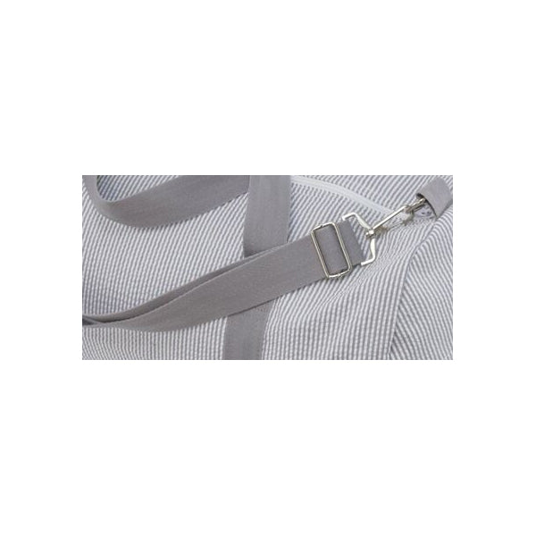 Personalized Weekender Duffel Bag by Mint Grey Seersucker Bags & Totes Mint