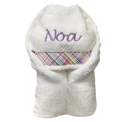 Hooded Towel White Collection Hooded Towels Moonbeam Baby