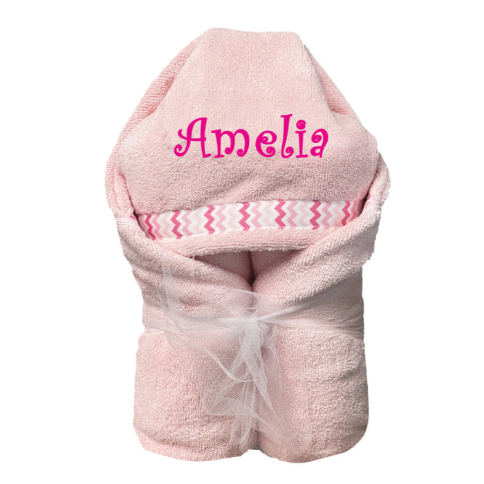 Hooded Towel Blush Pink Collection Hooded Towels Moonbeam Baby