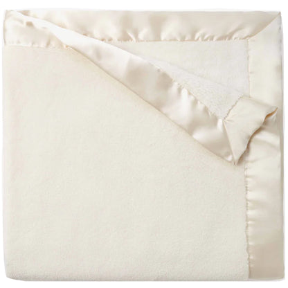 Personalized Baby Blanket Cream by Elegant Baby Baby Blankets Elegant Baby