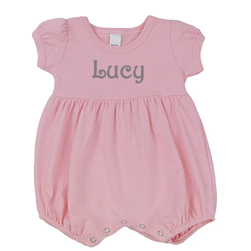 Personalized Bubble  Light Pink Monogrammed Apparel Monag   