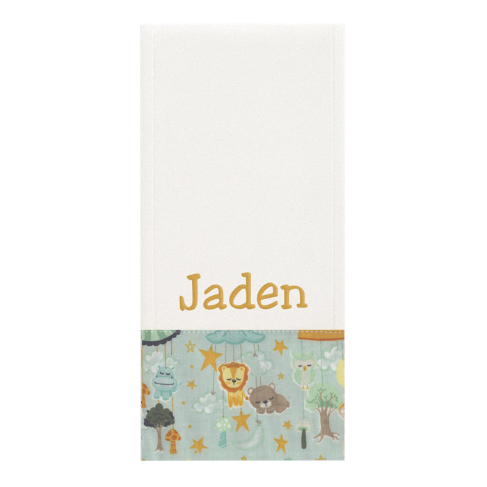 Personalized Burp Cloth Nursery Moblies Burp Cloths Moonbeam Baby