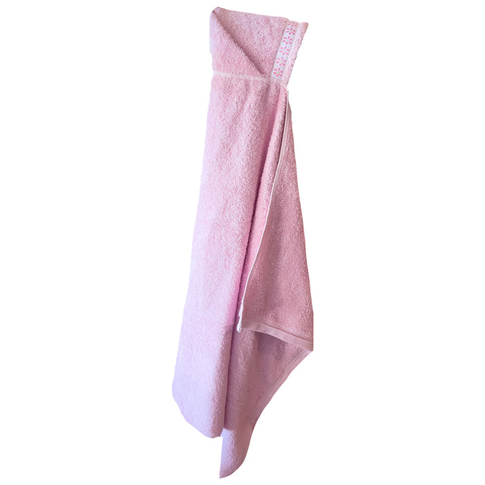 Hooded Towel Pink Petite Collection Hooded Towels Moonbeam Baby