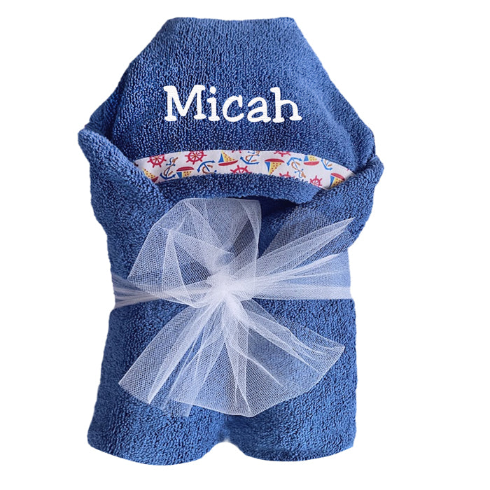 Hooded Towel Royal Blue Collection Discontinued Discontinued