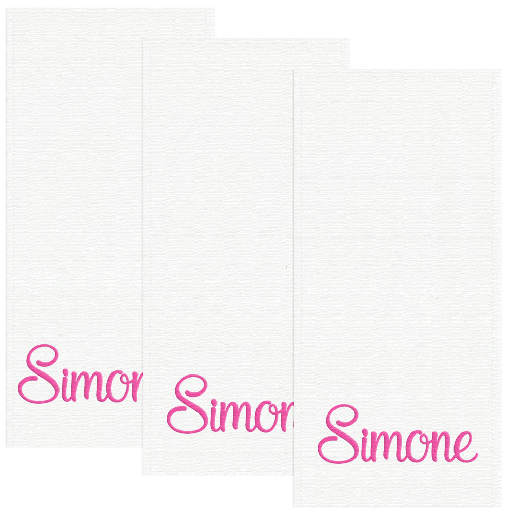 Personalized Burp Cloth Boy or Girl Set of Three with Name Burp Cloths Moonbeam Baby