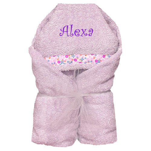 Hooded Towels, Personalized Hooded Towels Violet