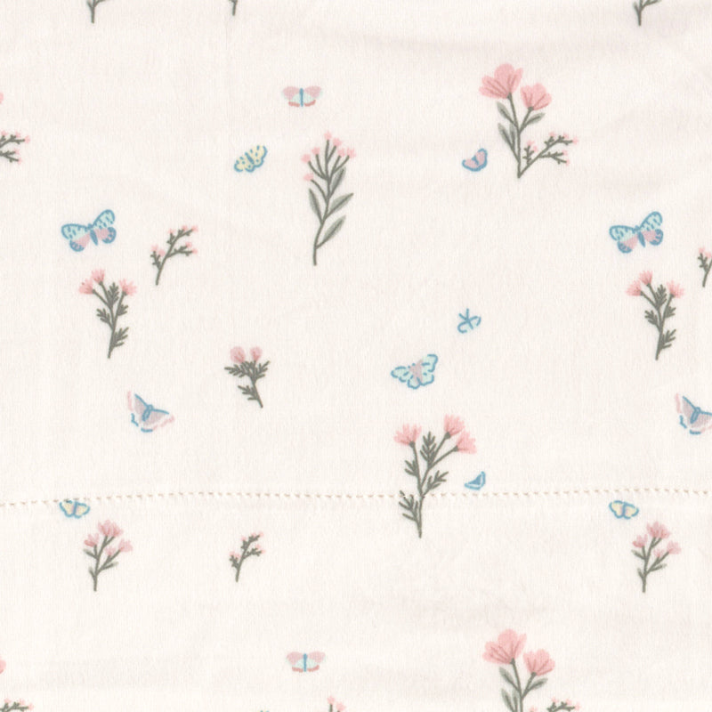 Personalized Baby Blanket Minky Stretch - Secret Garden Baby Blankets Saranoni