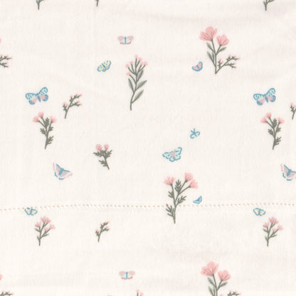 Personalized Baby Blanket Minky Stretch - Secret Garden Baby Blankets Saranoni