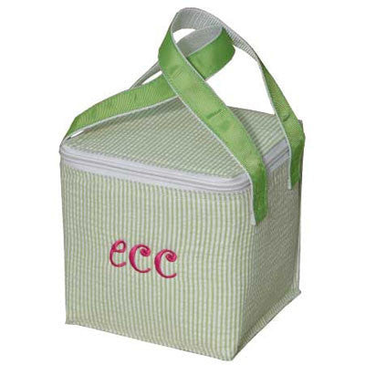 Snack Square - Lime Seersucker Discontinued Discontinued