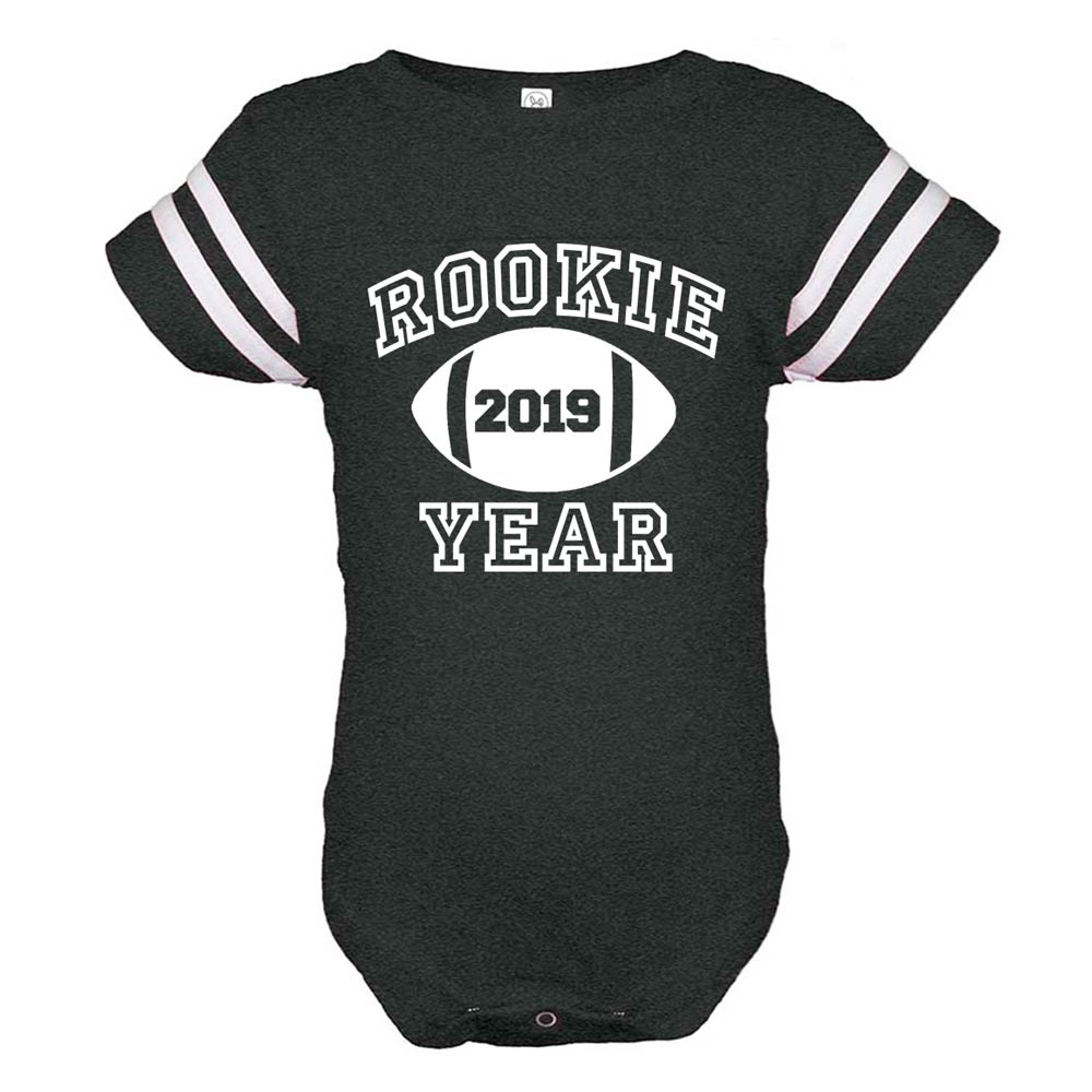 Personalized Vintage Onesie - Rookie Year Discontinued Discontinued 3-6 Month Vintage Smoke 