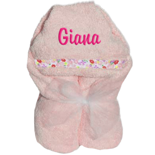 Hooded Towel  Blush Pink Collection Hooded Towels Moonbeam Baby   