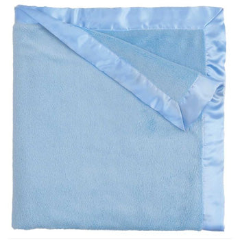 Personalized Baby Blanket   Bright Blue by Elegant Baby Discontinued Elegant Baby   