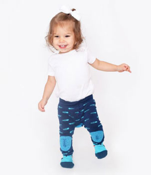 Crawling Legging & Sock Set - Sherman the Shark Monogrammed Apparel Zoochini   