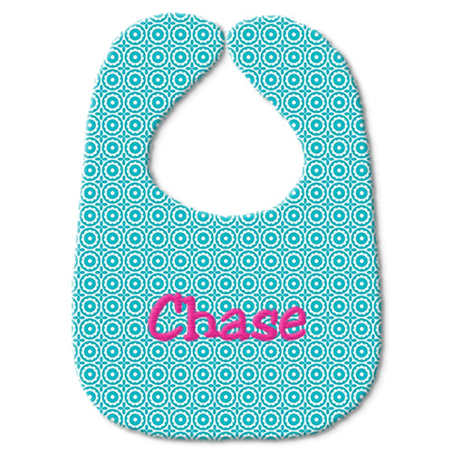 Personalized Bib  Sugar House Aqua Discontinued Discontinued
