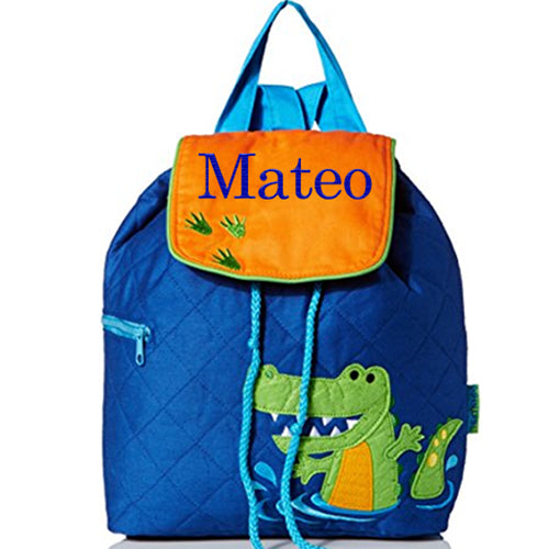 Personalized Backpack by Stephen Joseph  Alligator Discontinued Discontinued   