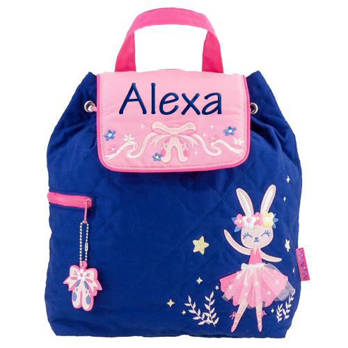 Personalized Backpack by Stephen Joseph  Ballet Bunny Discontinued Discontinued   
