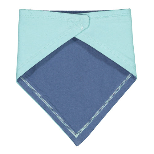 Personalized Bandana Bib - Light Aqua Bibs Moonbeam Baby   