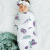 Stretchy Swaddle and Bow Set  Classic Floral Discontinued Discontinued   