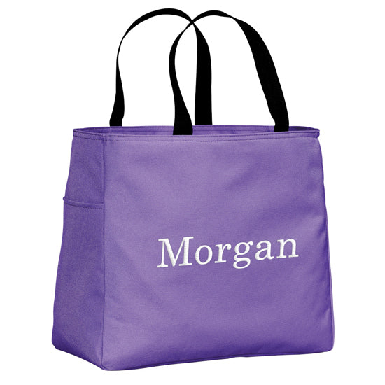 Essential Tote  Eggplant Discontinued San Mar