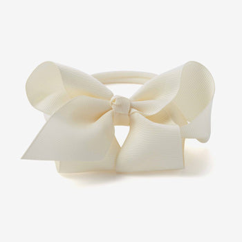 Headband Bow by Elegant Baby - Cream (M) Accessories Elegant Baby   