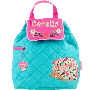 Personalized Backpack by Stephen Joseph  Hedgehog Discontinued Stephen Joseph   