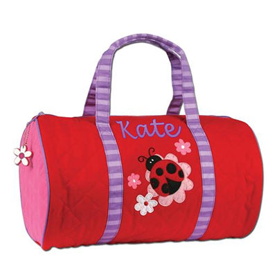 Personalized Duffel Bag by Stephen Joseph  Ladybug Discontinued Discontinued   