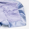 Personalized Baby Blanket  (Mini 15x20)  Lush Lavender Satin Trim Baby Blankets Saranoni   