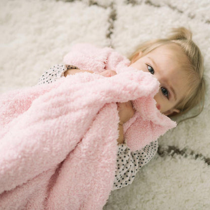 Personalized Baby Blanket Light Pink Bamboni Baby Blankets OOS Saranoni OOS