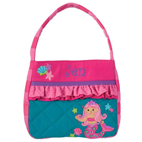 Stephen Joseph Quilted Purse - Mermaid W/Ruffles Discontinued Discontinued   